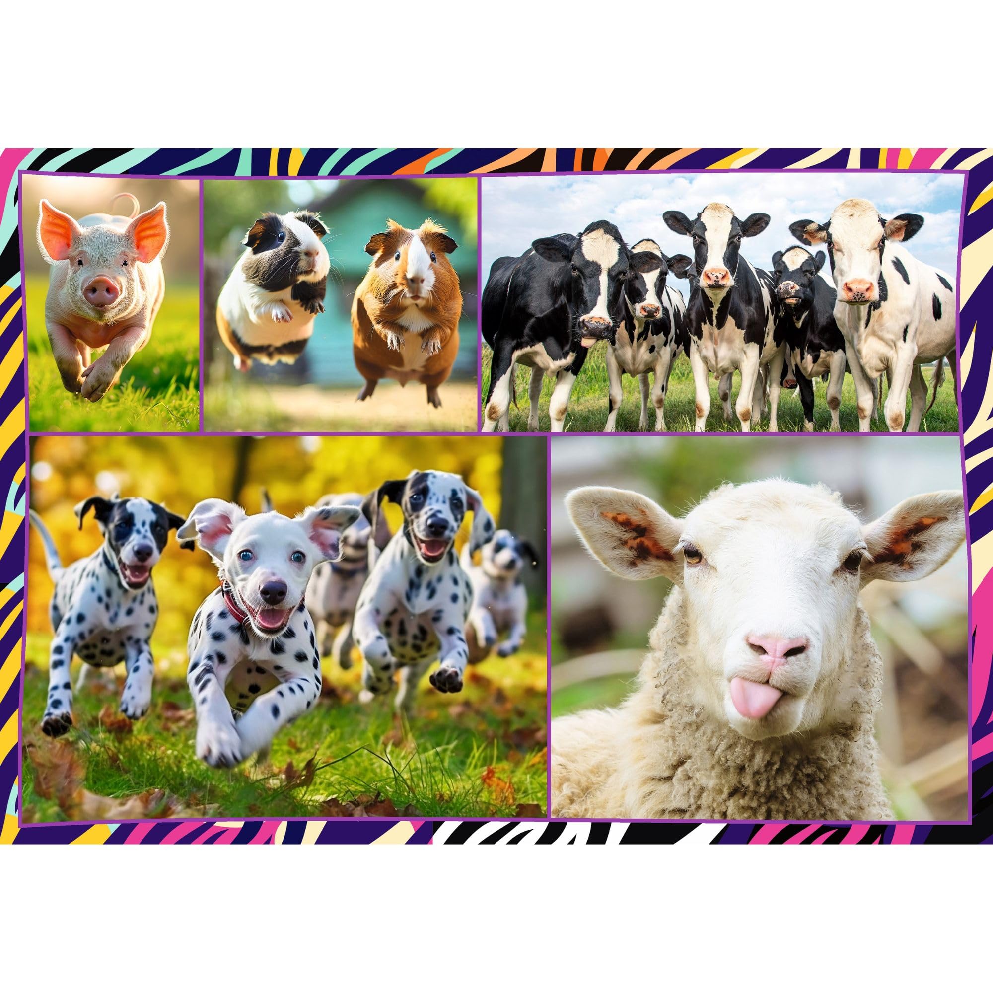 trefl-red-animaux-dr-les-puzzle-4-en-1-4x250-pi-ces image 6