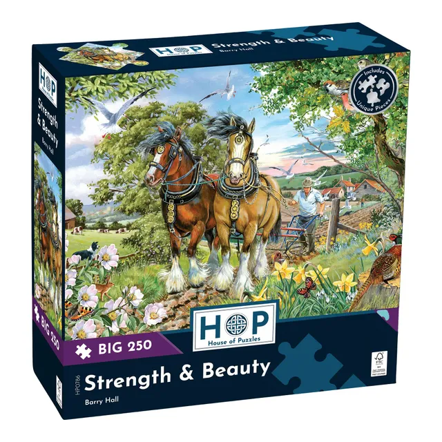 house-of-puzzles-big-250-puzzle-strength-beauty-250-pi-ces-cheval image 1