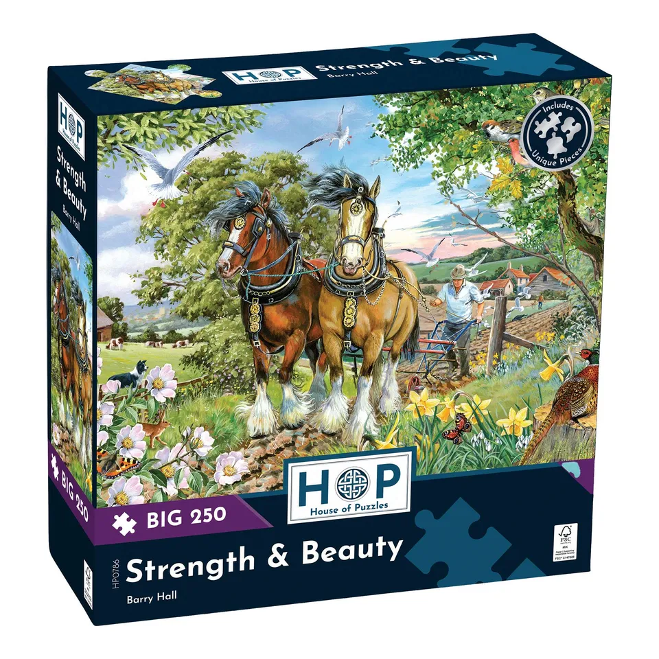 house-of-puzzles-big-250-puzzle-strength-beauty-250-pi-ces-cheval image 1