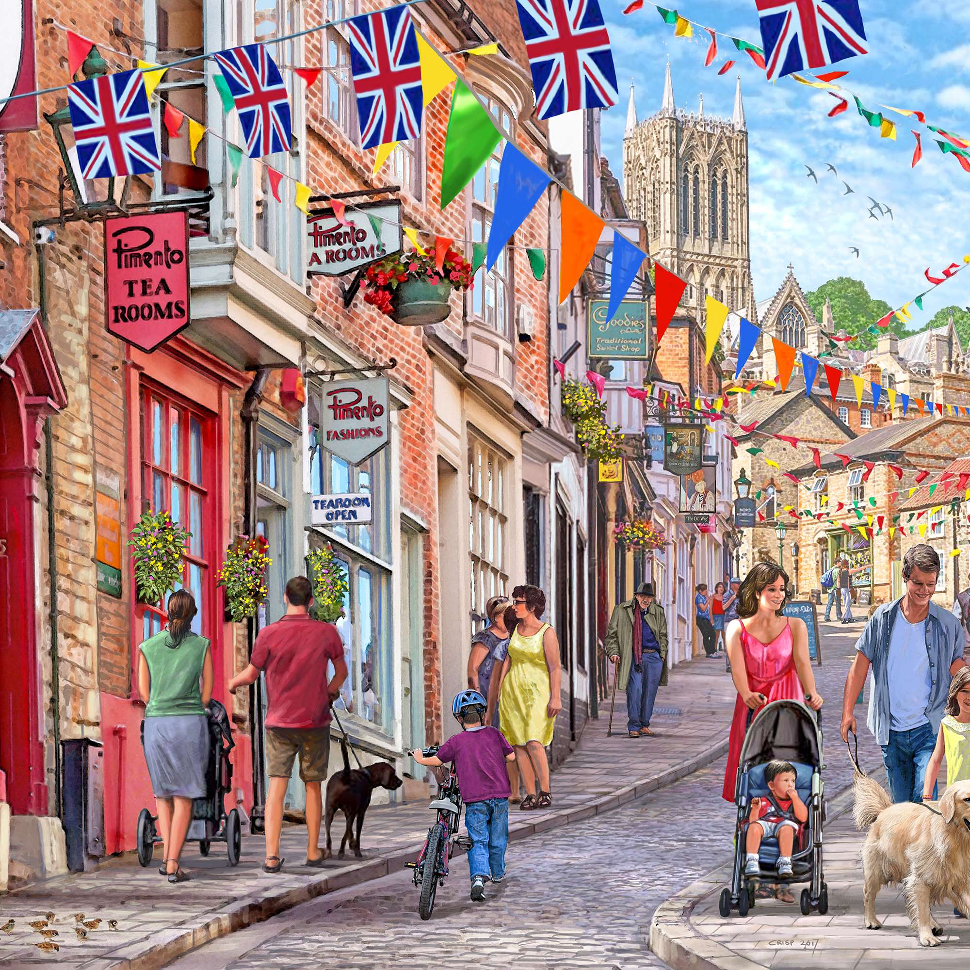 house-of-puzzles-steep-hill-puzzle-1000-pi-ces-cath-drale image 3