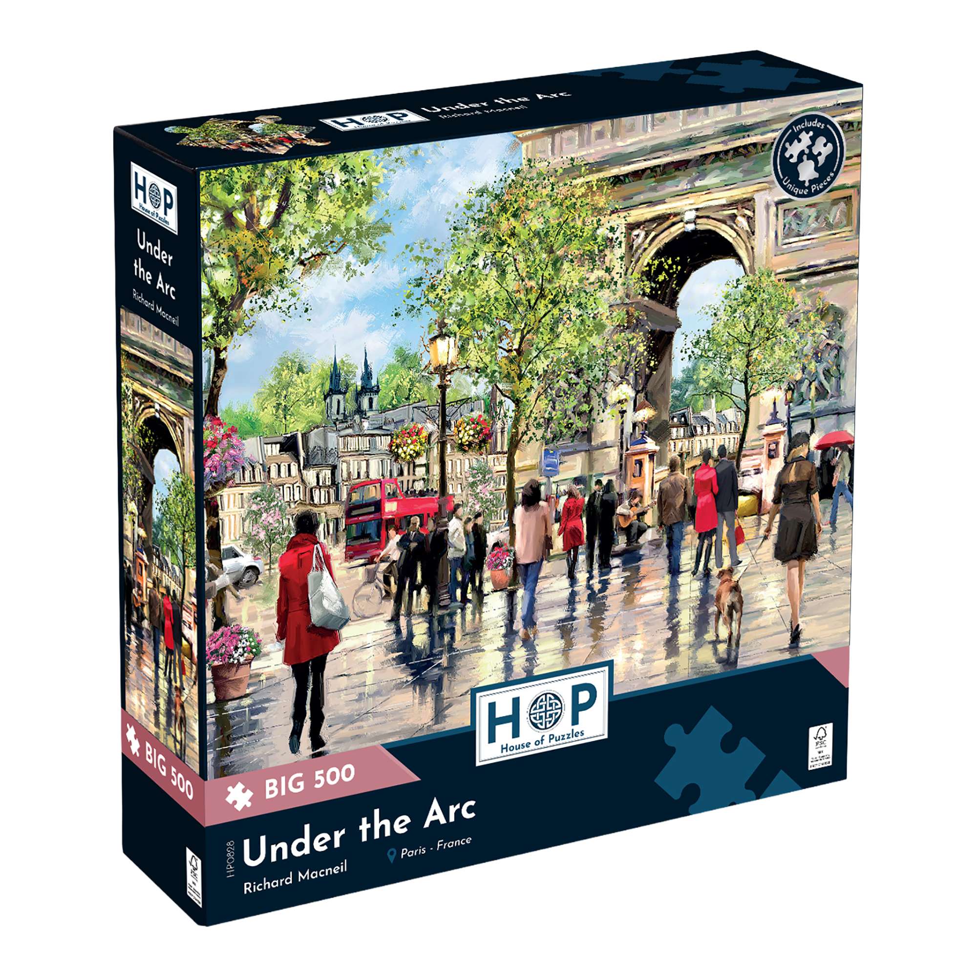 house-of-puzzles-under-the-arc-puzzle-500-pi-ces-paris-48x69-cm image 1