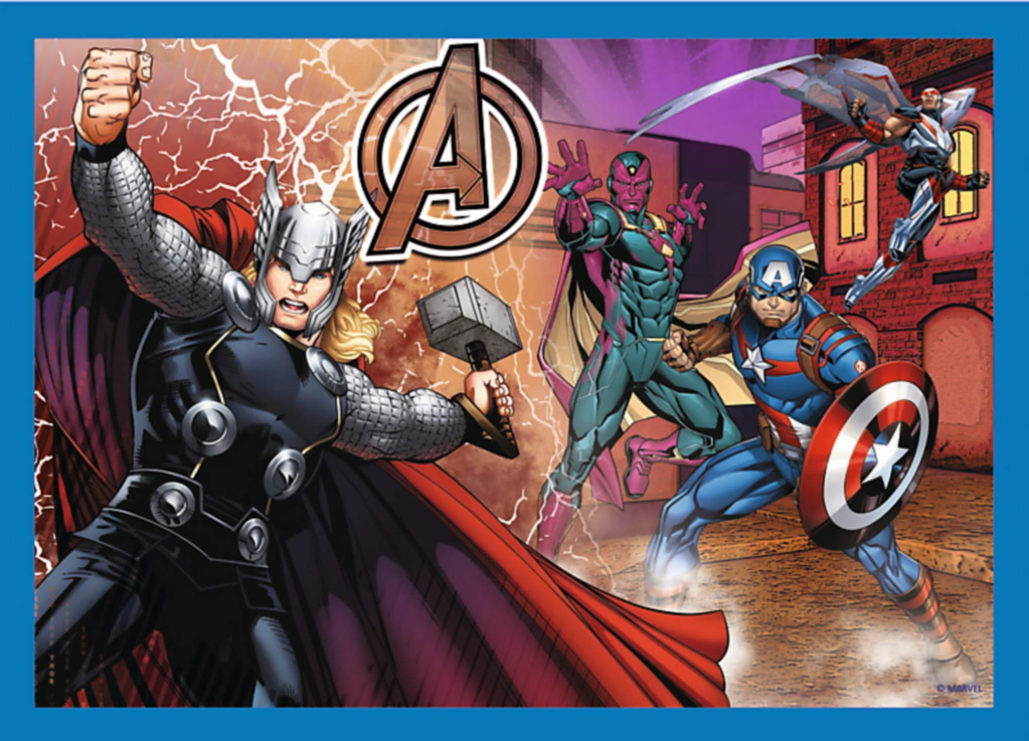 trefl-red-puzzle-4en1-marvel-avengers-35-70-d-s-4-ans image 3