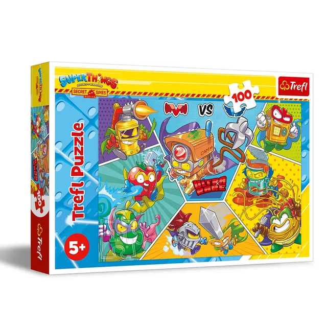 trefl-red-super-things-puzzle-100-pi-ces-d-s-5-ans image 1