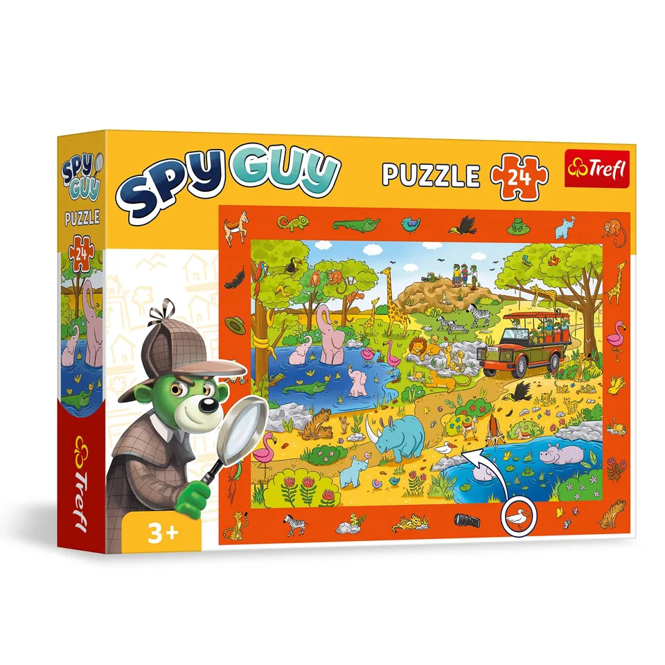 trefl-spy-guy-safari-puzzle-observation-24-pi-ces image 1
