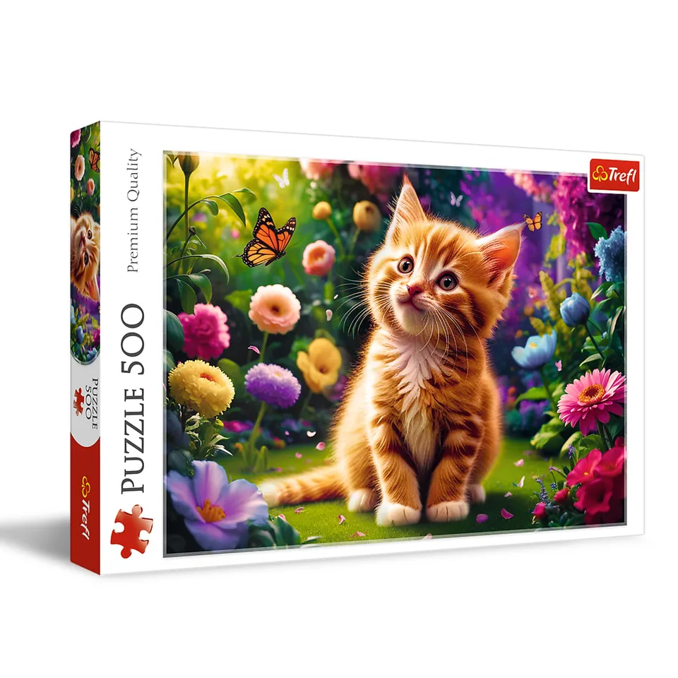 trefl-red-chat-mignon-puzzle-500-pi-ces-animaux-d-s-10-ans image 1