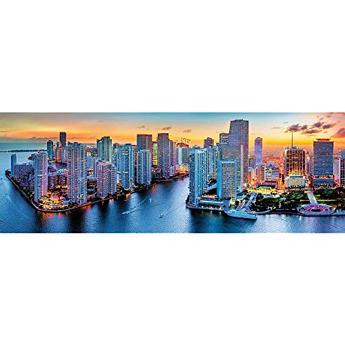 trefl-red-puzzle-panorama-1000-pi-ces-miami-nuit image 8