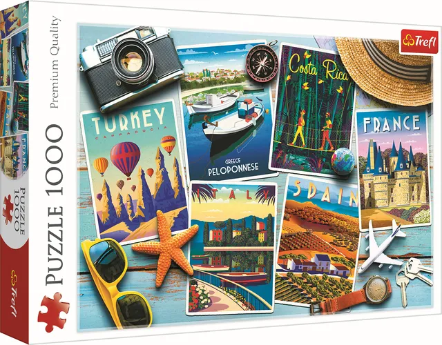 trefl-red-10714-puzzle-1000-pi-ces-collage-voyage-vacances image 1