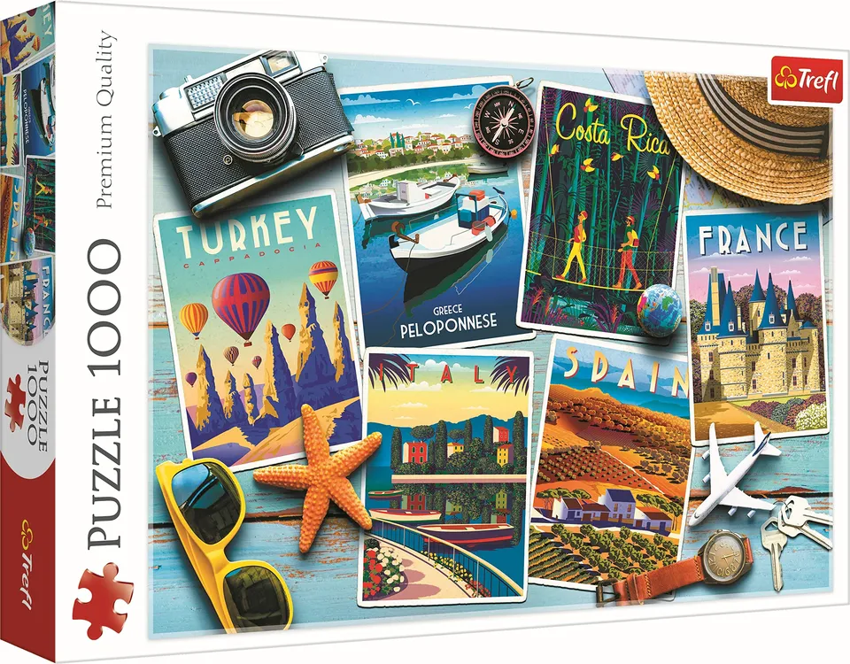 trefl-red-10714-puzzle-1000-pi-ces-collage-voyage-vacances image 1