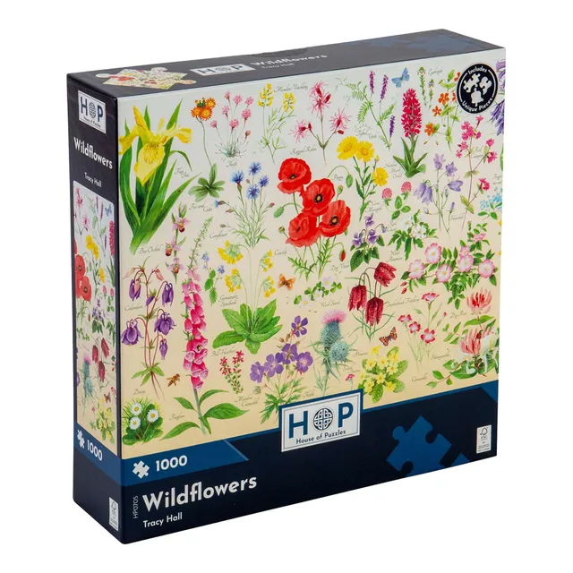 house-of-puzzles-wildflowers-puzzle-1000-pi-ces-fleurs image 1