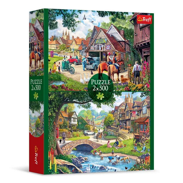 trefl-red-vie-idyllique-puzzle-2x500-pi-ces-lot-de-2 image 1