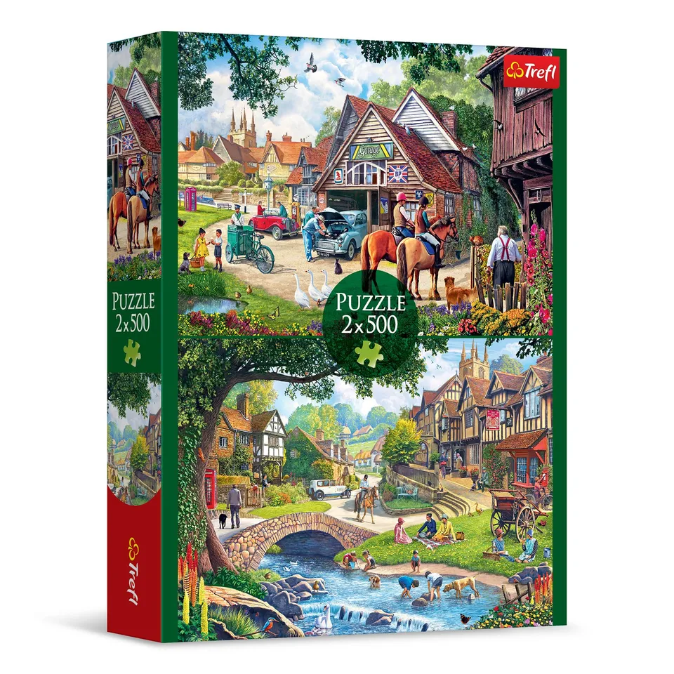 trefl-red-vie-idyllique-puzzle-2x500-pi-ces-lot-de-2 image 1