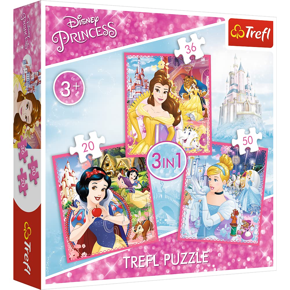 trefl-red-princesse-disney-puzzle-3-sets-3-ans image 1
