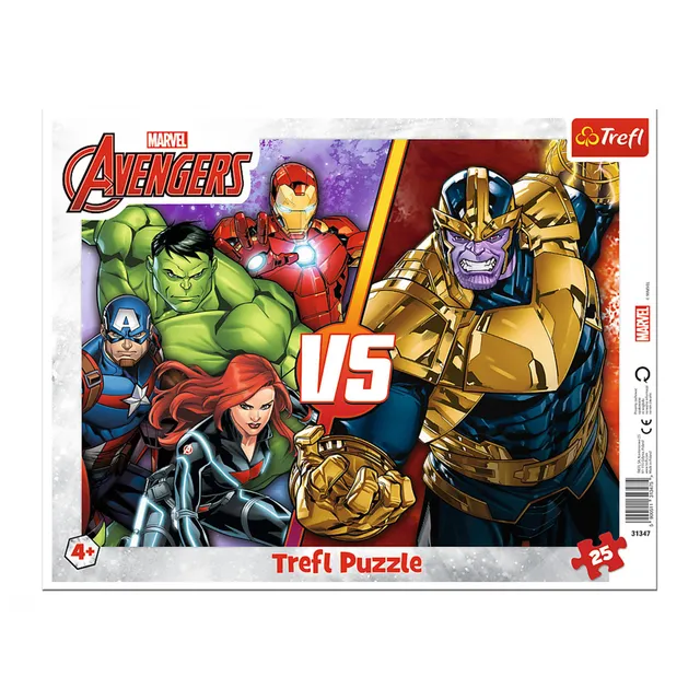 trefl-red-marvel-avengers-puzzle-cadre-25-pi-ces image 1