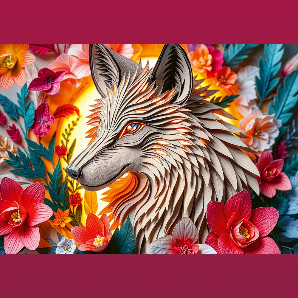 trefl-premium-plus-loup-effet-3d-puzzle-1000-pi-ces image 3