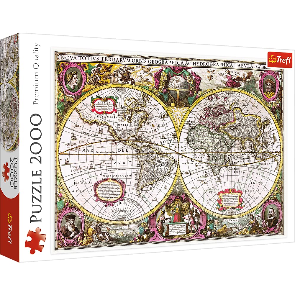 trefl-premium-plus-carte-de-la-terre-1630-puzzle-2000-pi-ces image 1
