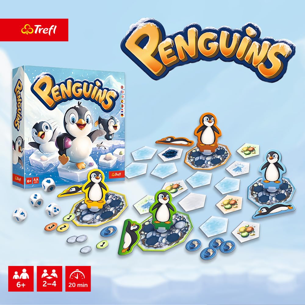trefl-red-pingouins-jeu-de-soci-t-familial-d-s-5-ans-2-4-joueurs image 2