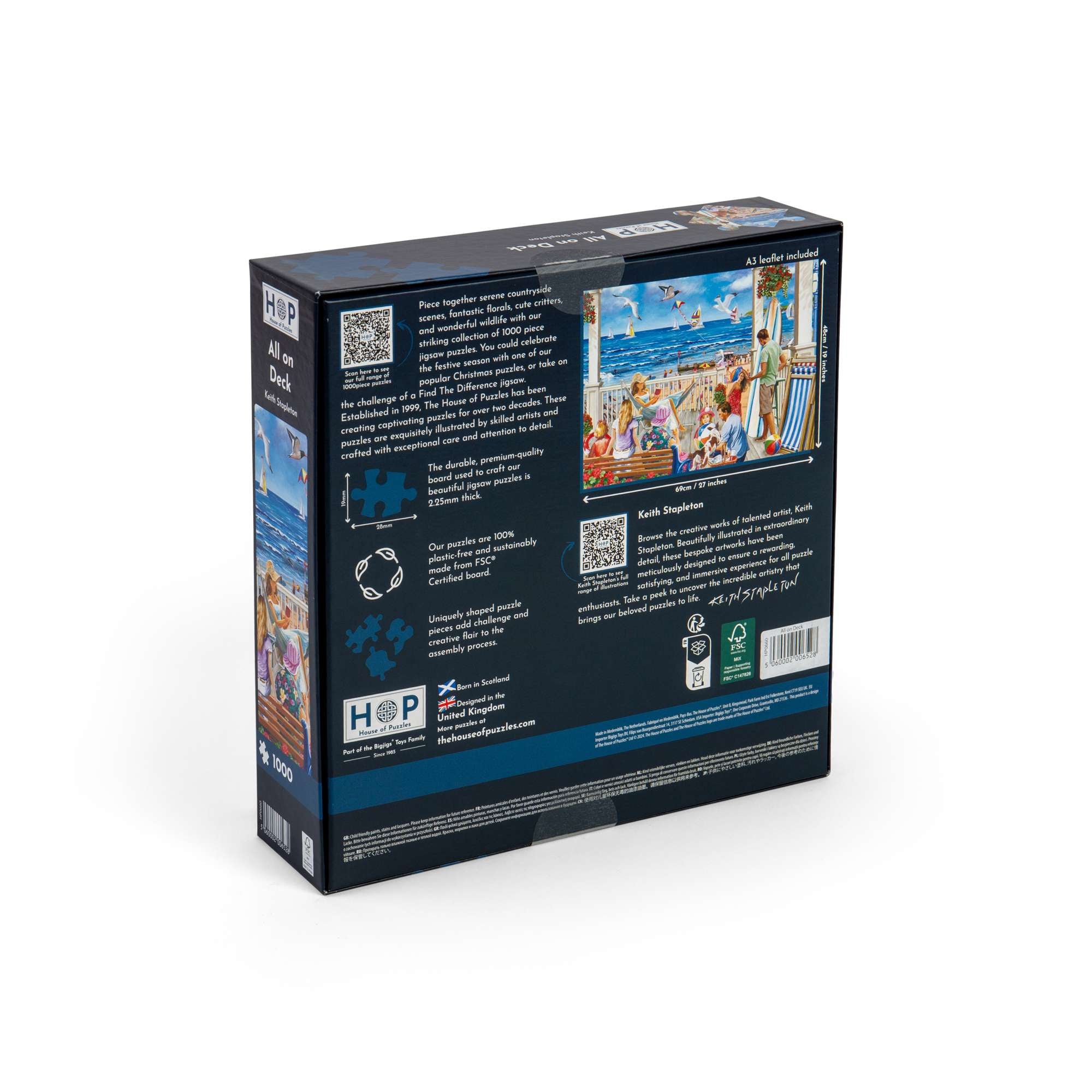 house-of-puzzles-all-on-deck-puzzle-1000-pi-ces-plage image 3