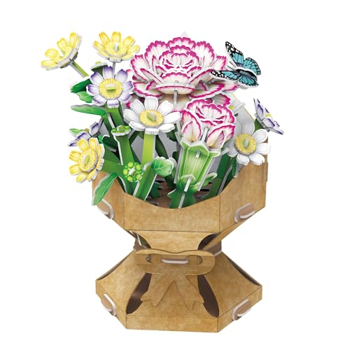 explora-maquettes-3d-540501-puzzle-3d-bouquet-rose-120-pi-ces image 8