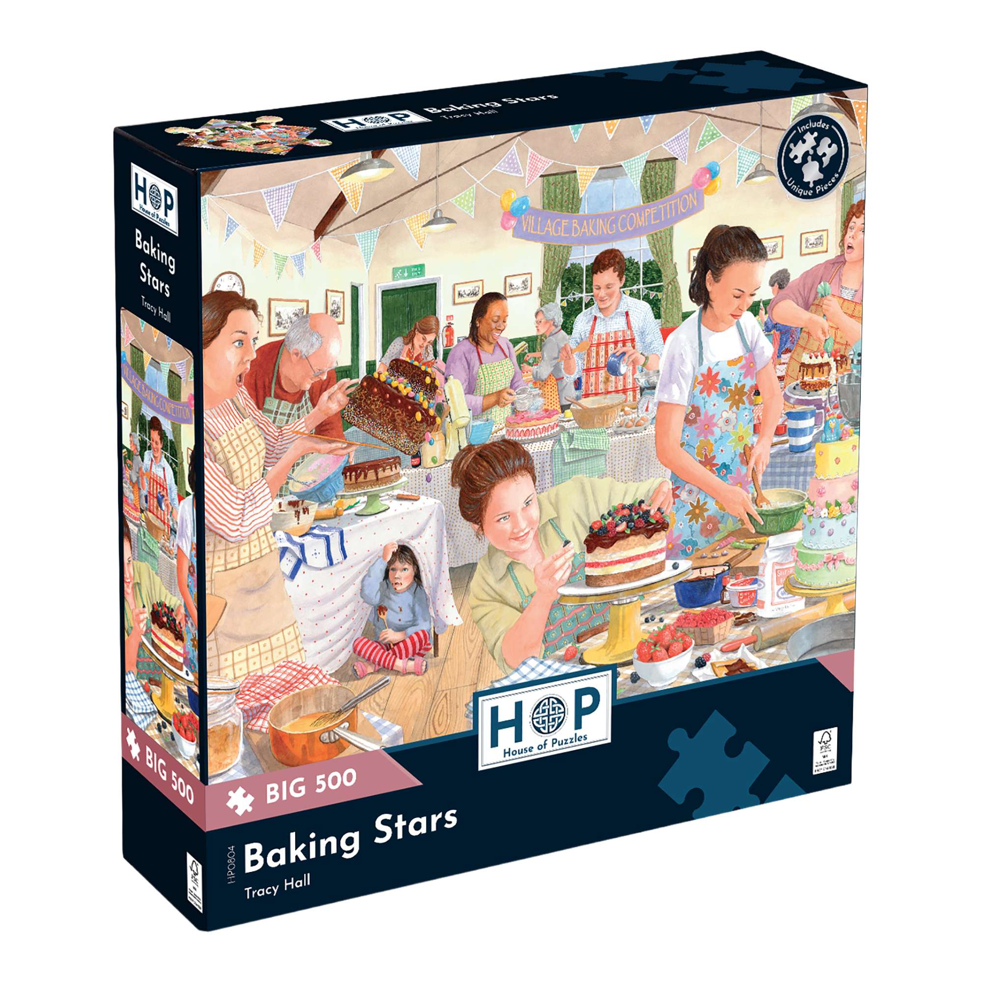 house-of-puzzles-baking-stars-big-puzzle-500-pi-ces-cuisine image 1