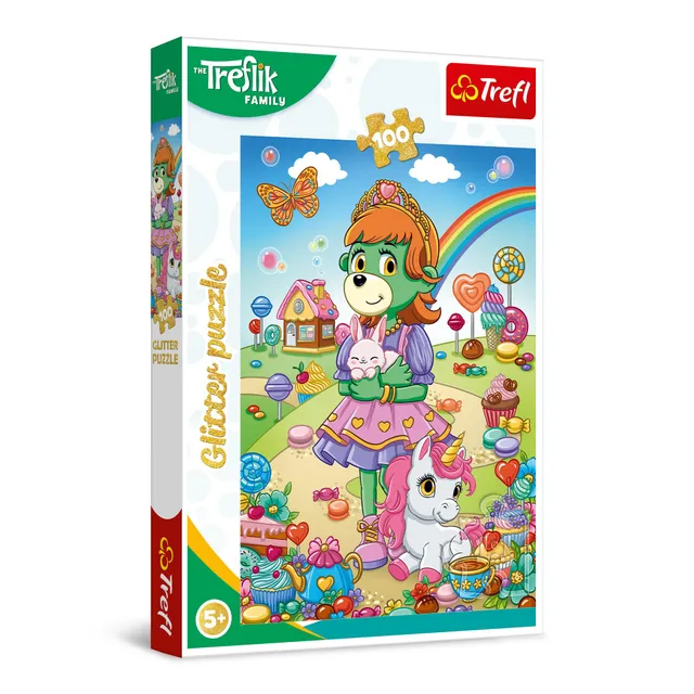 the-treflik-family-scintillant-puzzle-100-pi-ces-dor image 1