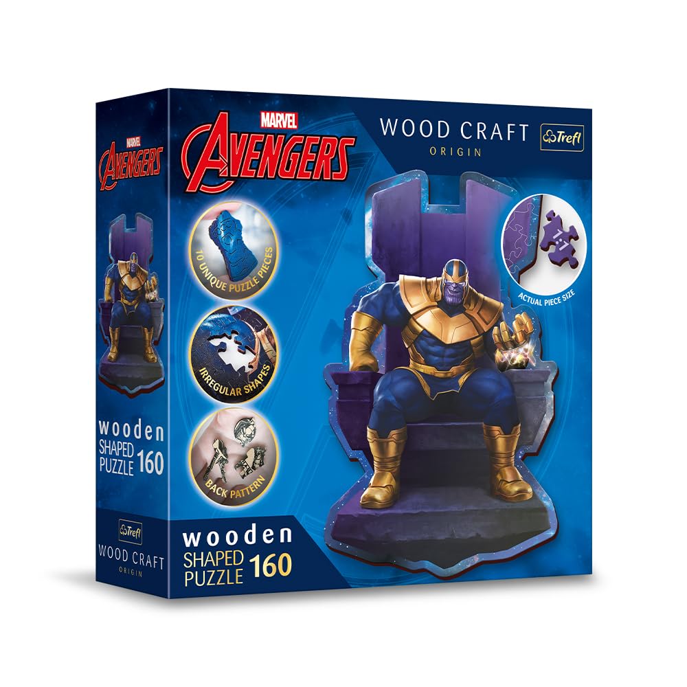 trefl-wood-craft-puzzle-bois-marvel-thanos-160-pi-ces image 2