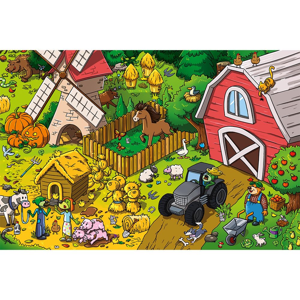 trefl-the-treflik-family-puzzle-60-pi-ces-ferme-4-ans image 2
