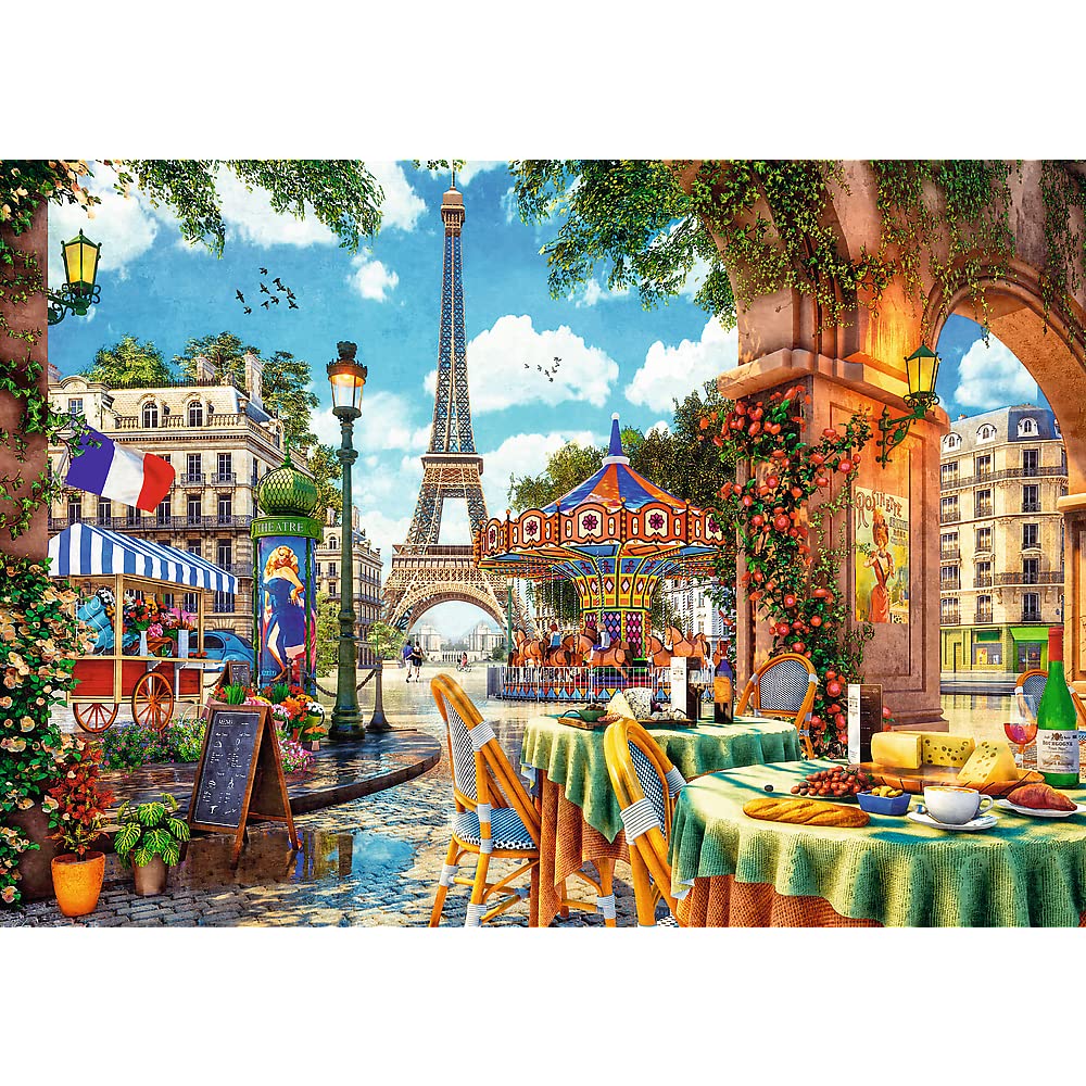 trefl-red-matin-parisien-puzzle-1000-pi-ces-tour-eiffel image 2
