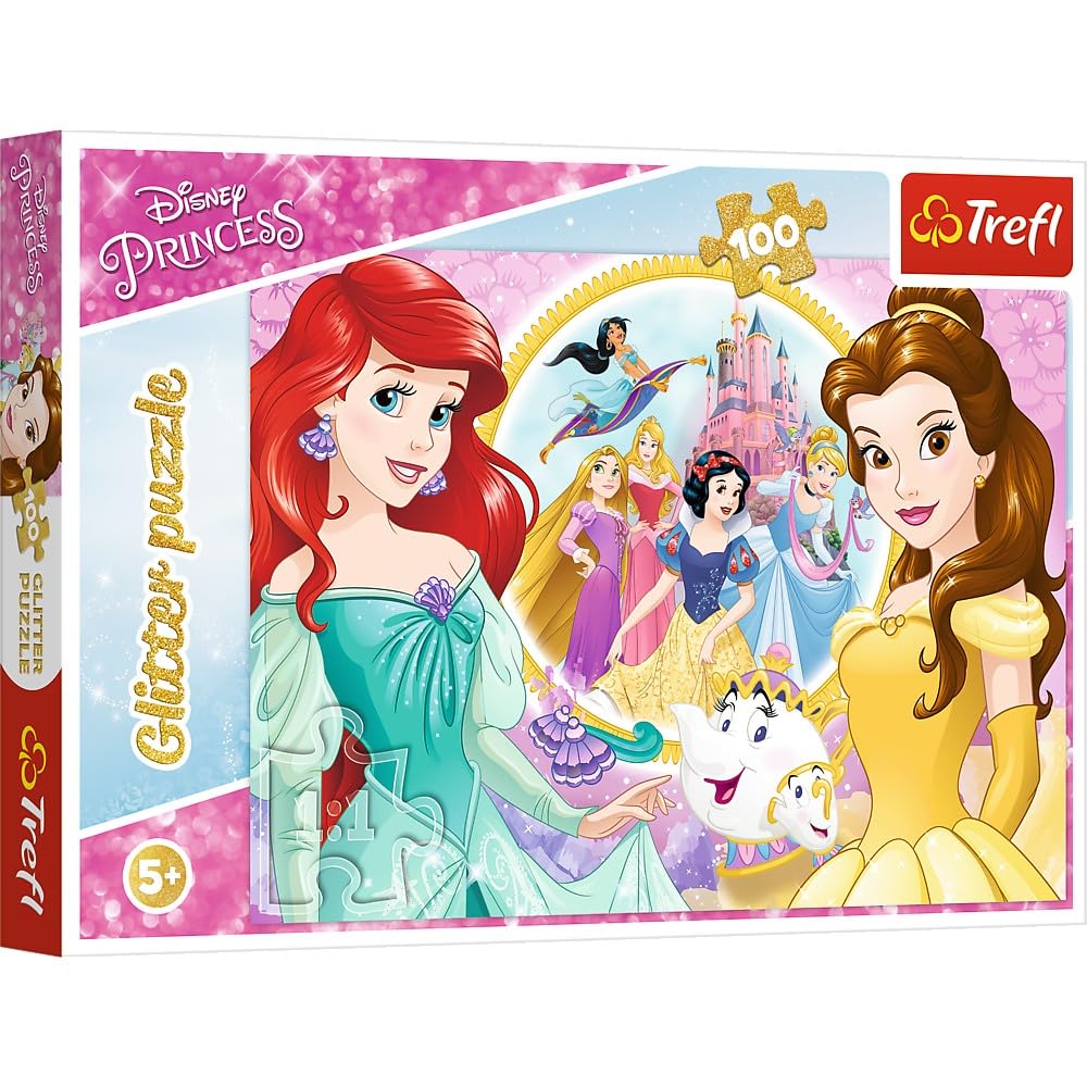 trefl-red-arielle-glitter-puzzle-100-pi-ces-paillet image 2