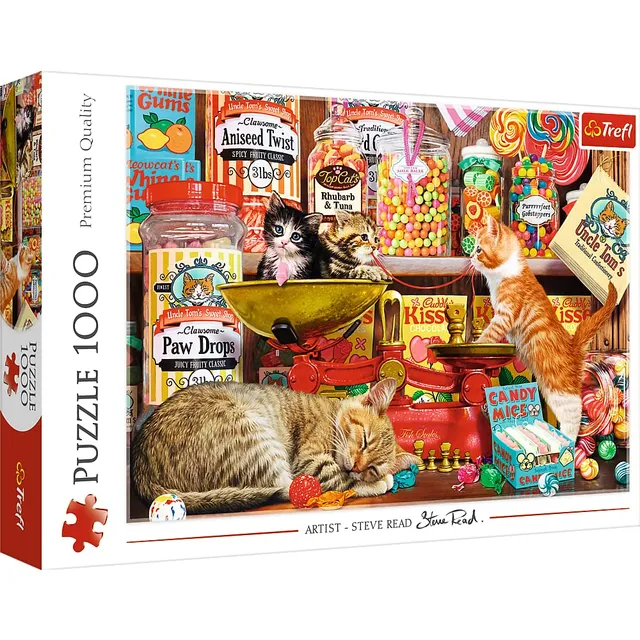 trefl-premium-plus-chats-puzzle-1000-pi-ces-adulte image 1
