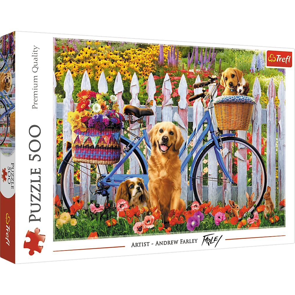 trefl-red-l-aventure-des-chiens-puzzle-500-pi-ces-chiens image 1