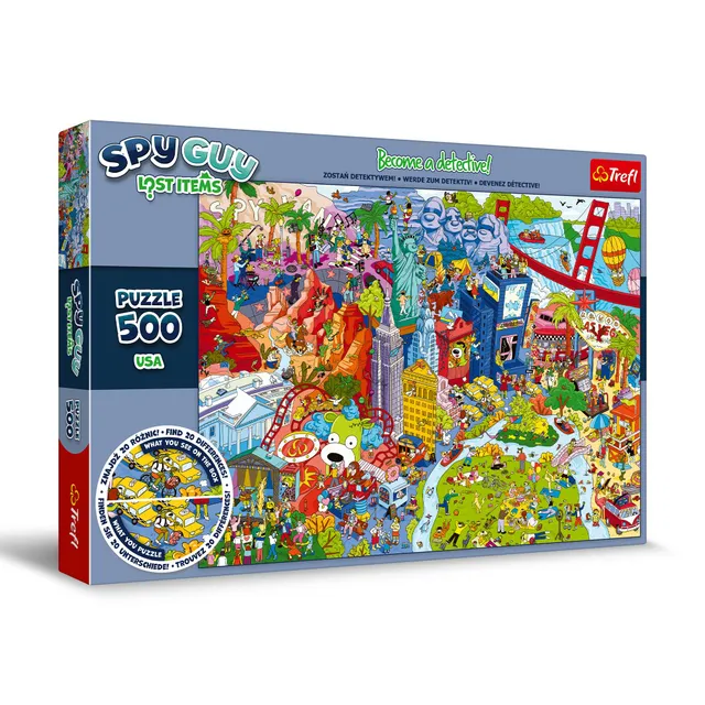 trefl-spy-guy-usa-puzzle-500-pi-ces-d-tective-10-ans image 1