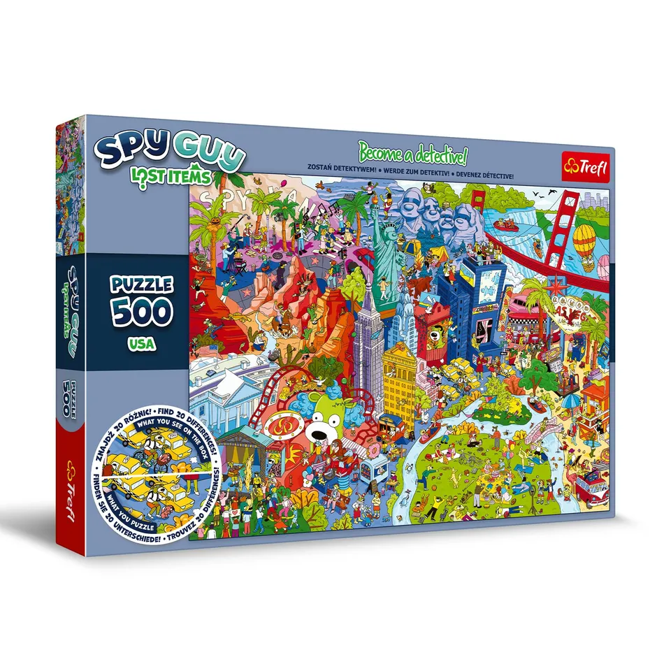 trefl-spy-guy-usa-puzzle-500-pi-ces-d-tective-10-ans image 1