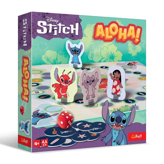 trefl-red-aloha-lilo-stitch-jeu-de-soci-t-famille-4-ans image 1
