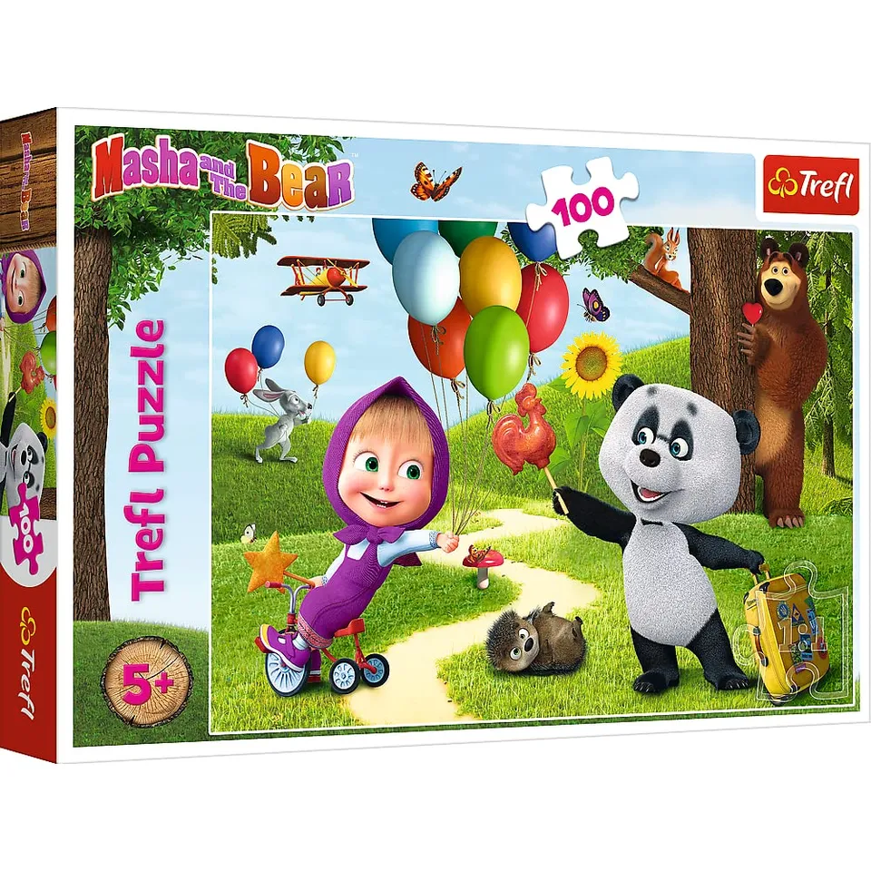 trefl-red-masha-et-l-ours-puzzle-100-pi-ces-5-ans image 1