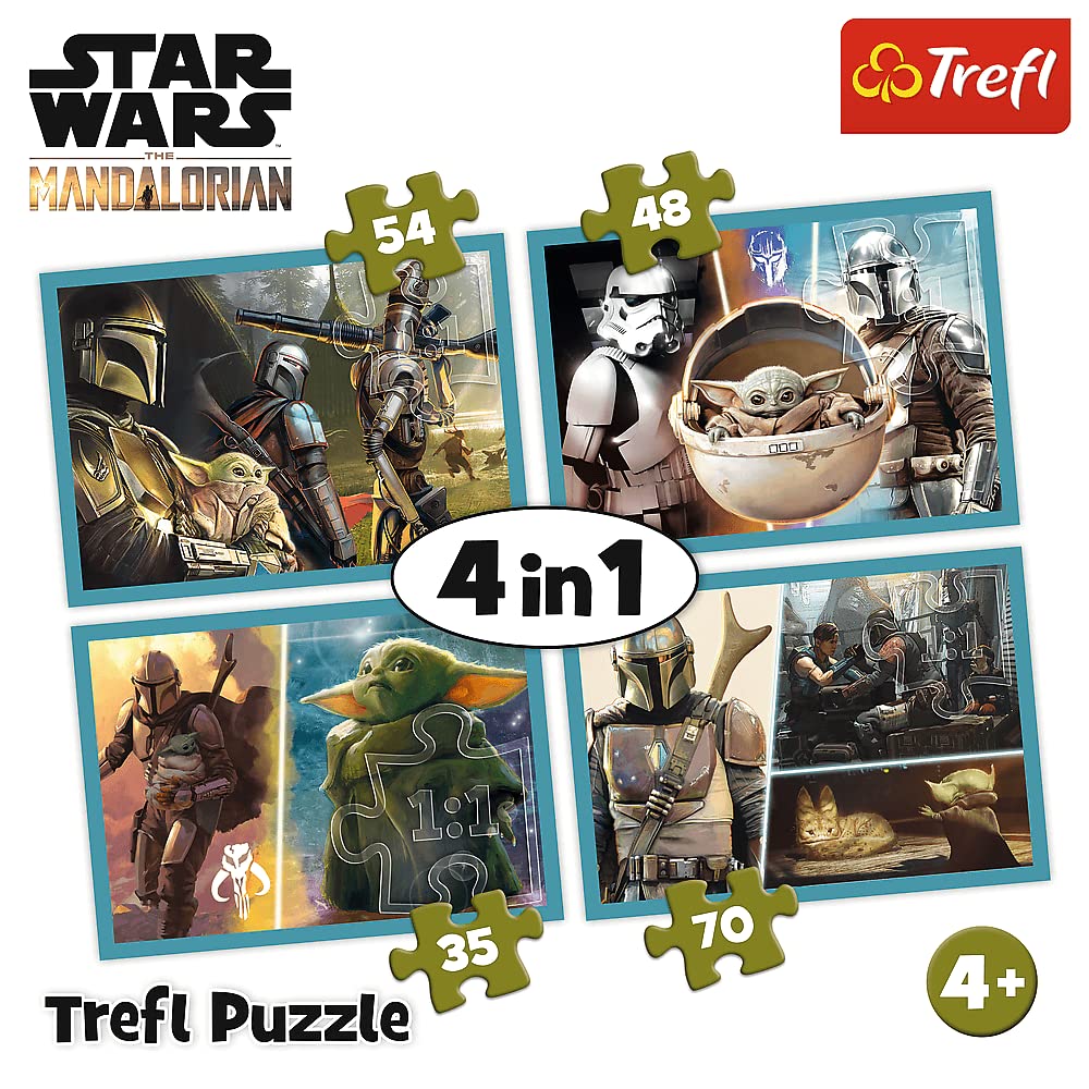 trefl-red-mandalorian-puzzle-enfant-4-en-1-star-wars-3-ans image 6