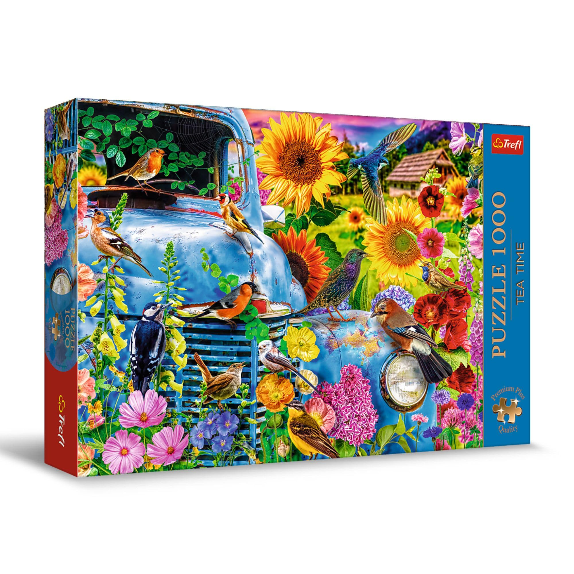 trefl-premium-plus-tea-time-puzzle-1000-pi-ces-oiseaux image 1