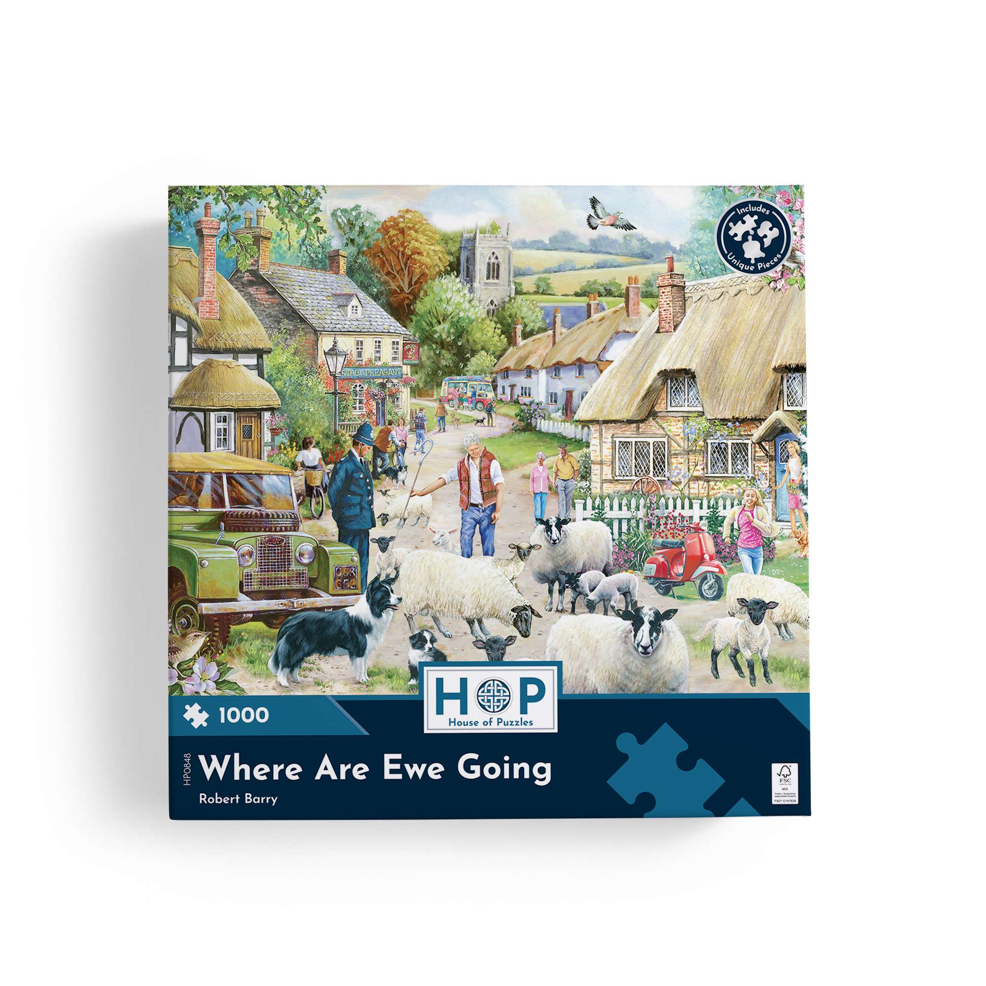 house-of-puzzles-where-are-ewe-going-puzzle-1000-pi-ces-moutons image 4