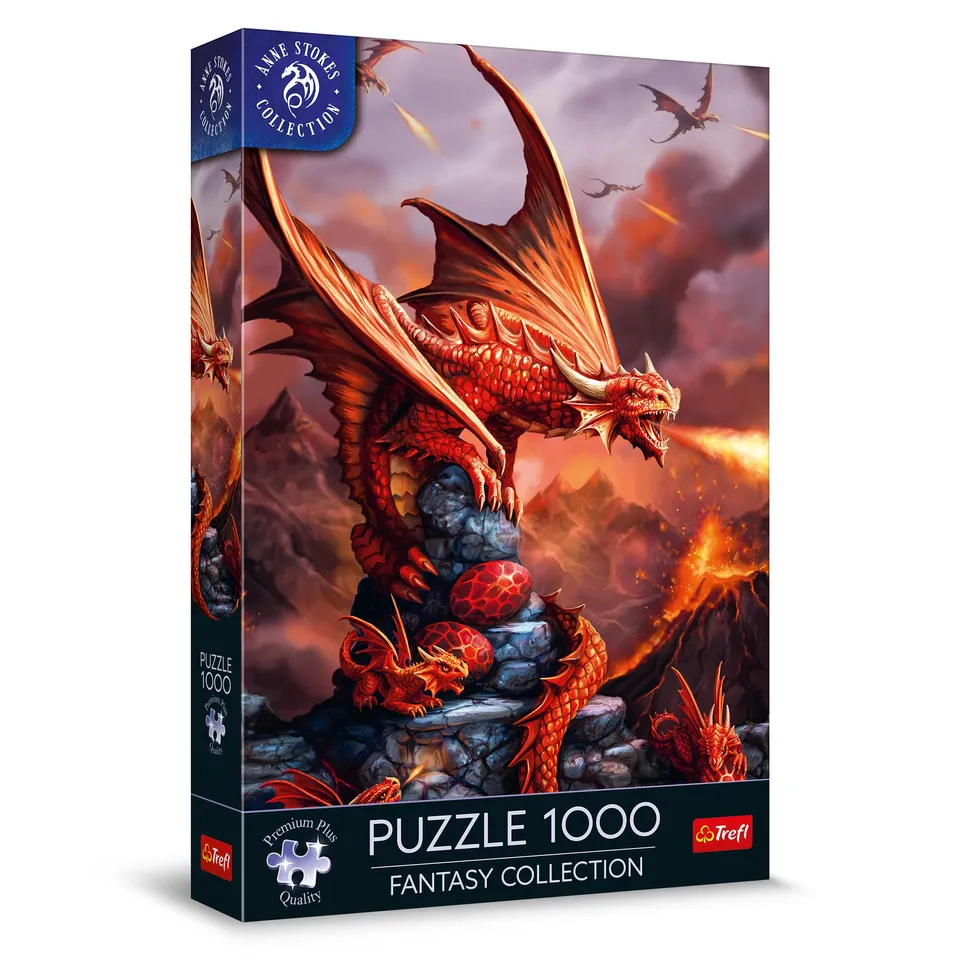 trefl-premium-plus-dragon-de-feu-puzzle-1000-pi-ces-anne-stokes image 1