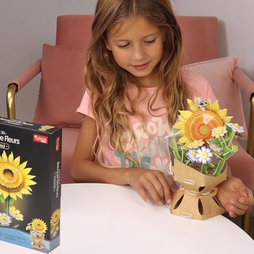 explora-maquettes-3d-540501-puzzle-3d-bouquet-rose-120-pi-ces image 7