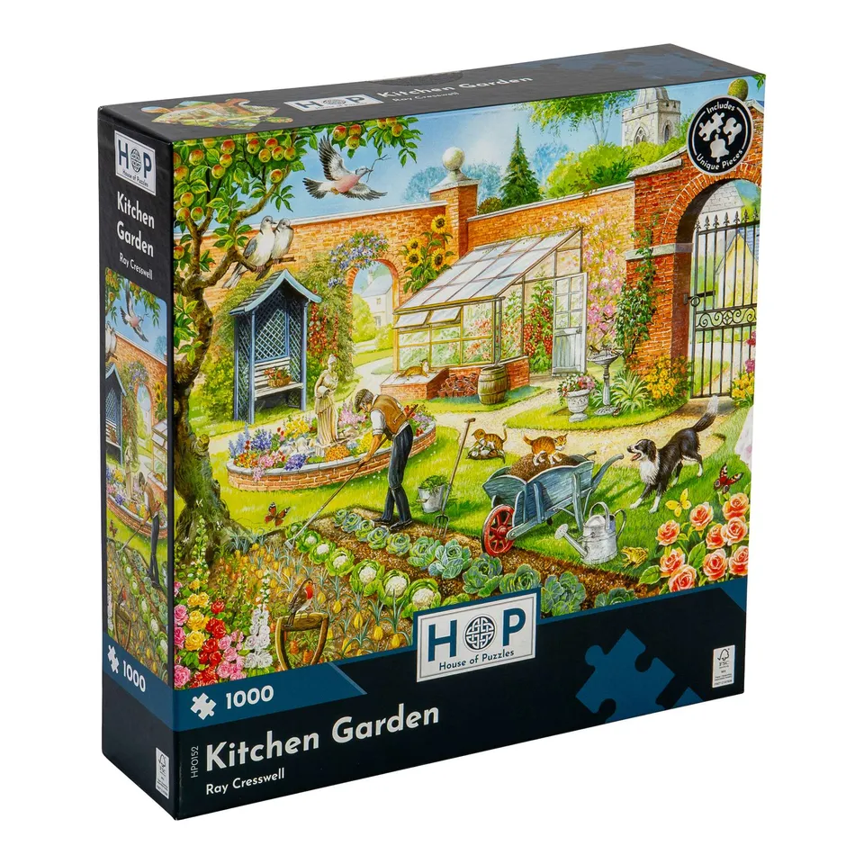 house-of-puzzles-kitchen-garden-1000-puzzle-1000-pi-ces-jardin image 1
