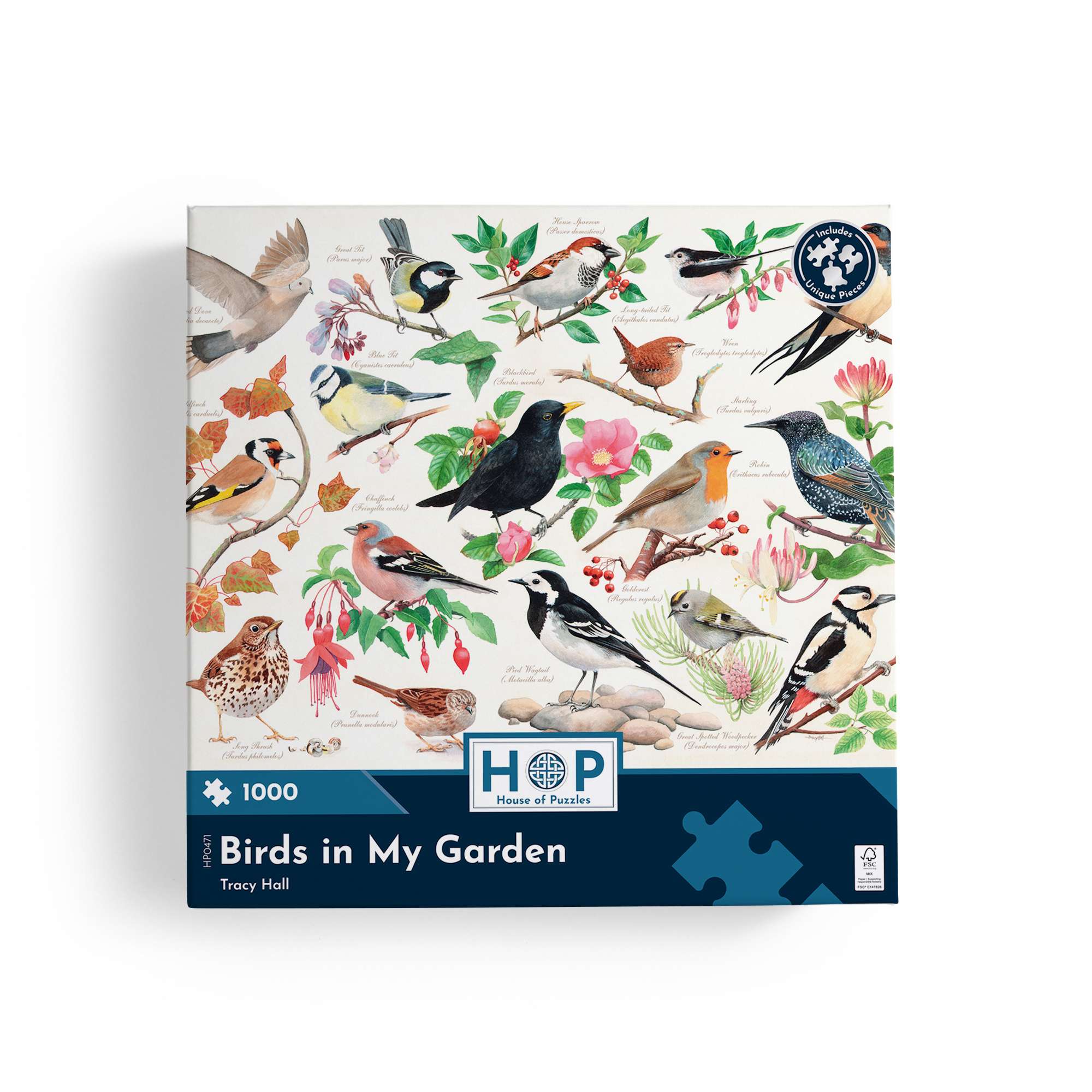 house-of-puzzles-1000-puzzle-birds-in-my-garden-1000-pcs image 4