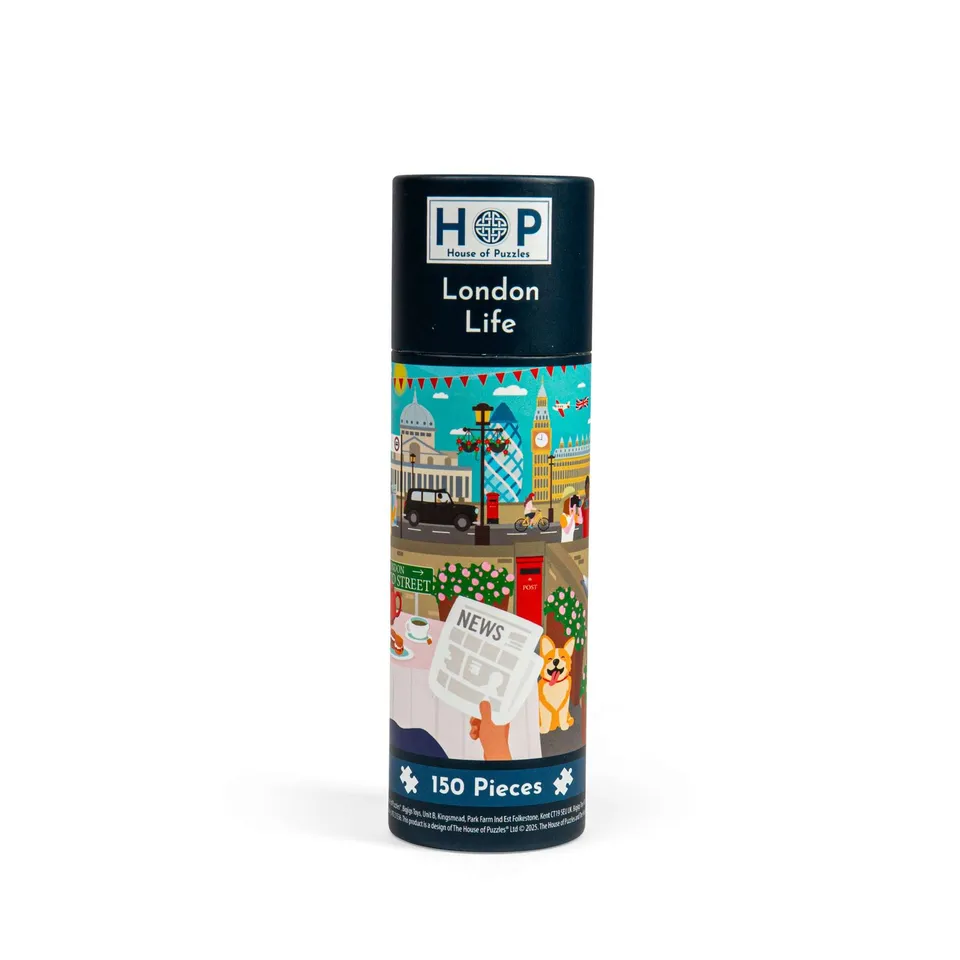 house-of-puzzles-mini-london-life-puzzle-150-pi-ces-tube-voyage image 1