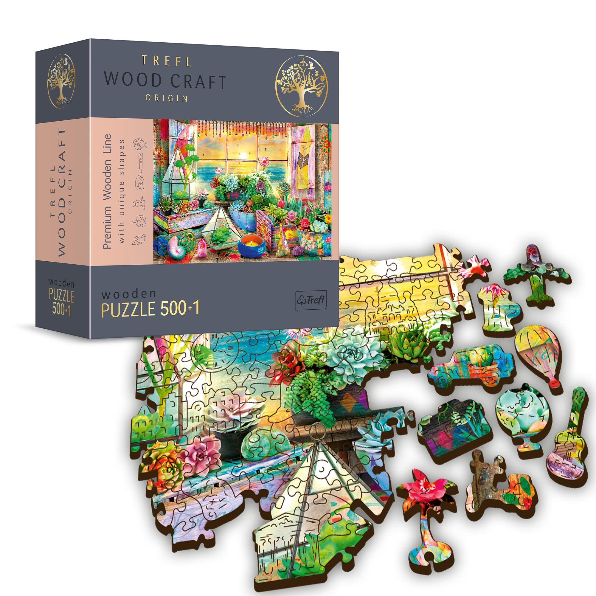 trefl-wood-craft-papillons-arc-en-ciel-501-pcs-puzzle-bois image 8