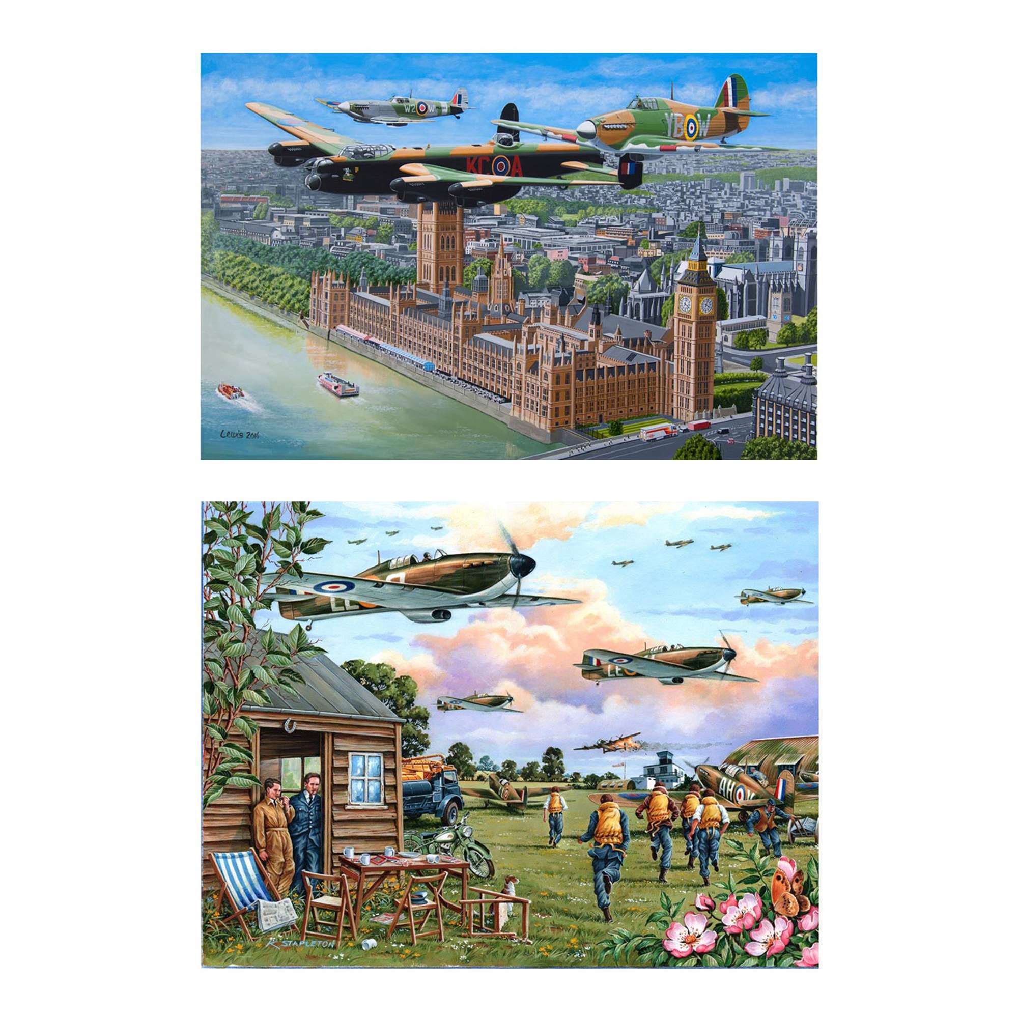 house-of-puzzles-sky-patrol-puzzle-2x500-pi-ces-aviation-militaire image 2