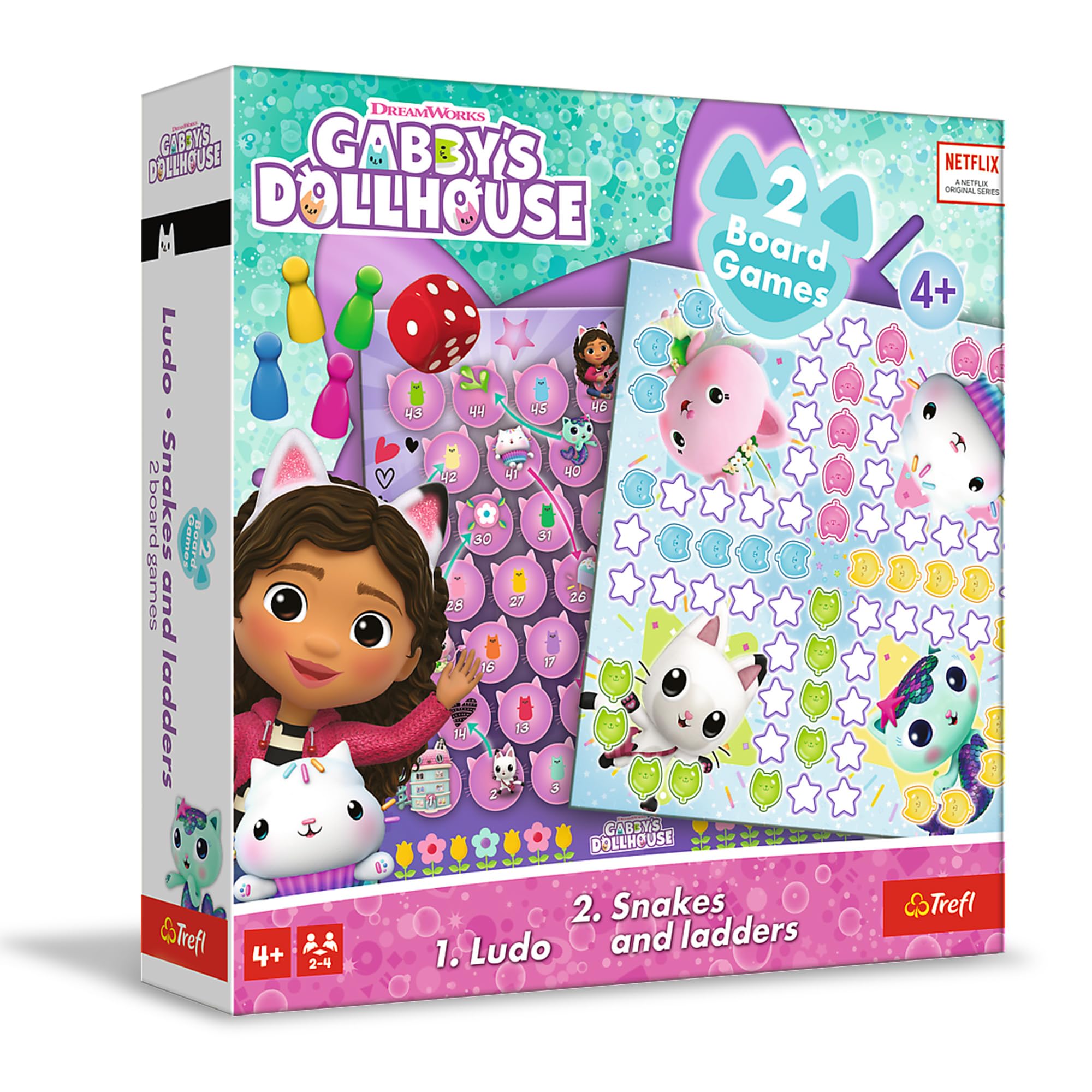 trefl-red-gabby-s-dollhouse-jeu-de-soci-t-2-en-1-d-s-4-ans image 1