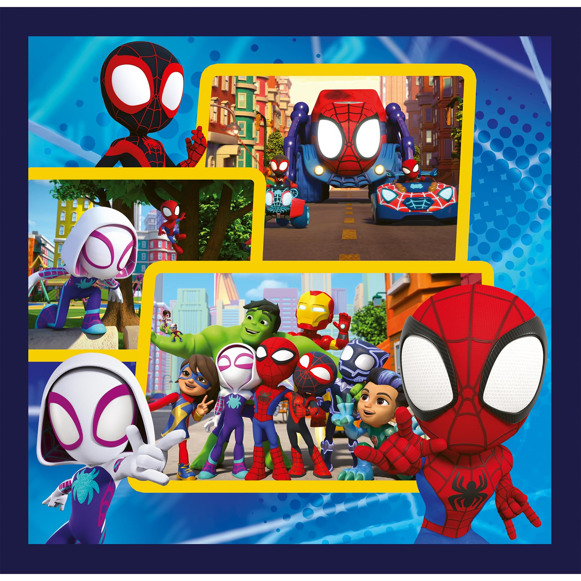 trefl-red-spidey-et-ses-amis-puzzle-3-en-1-20-50-pi-ces image 2