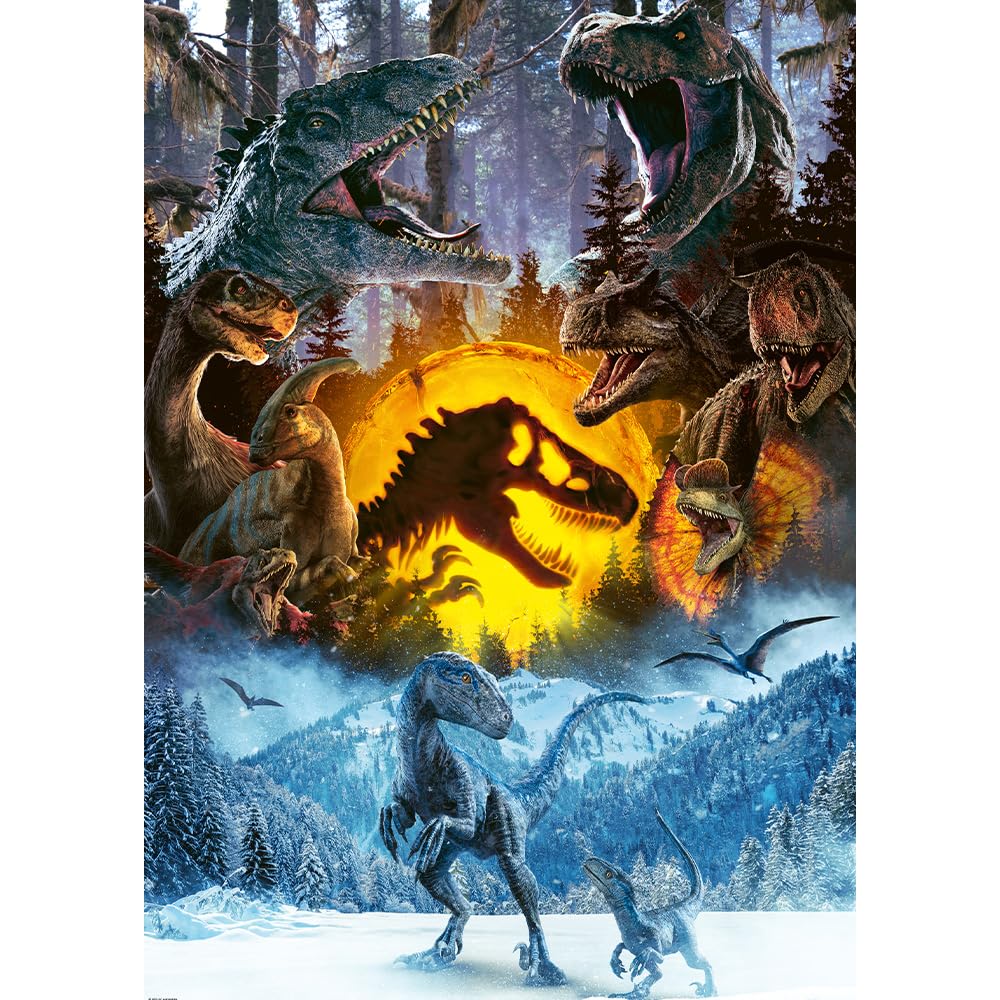trefl-red-jurassic-world-puzzle-1000-pi-ces-dinosaures image 2