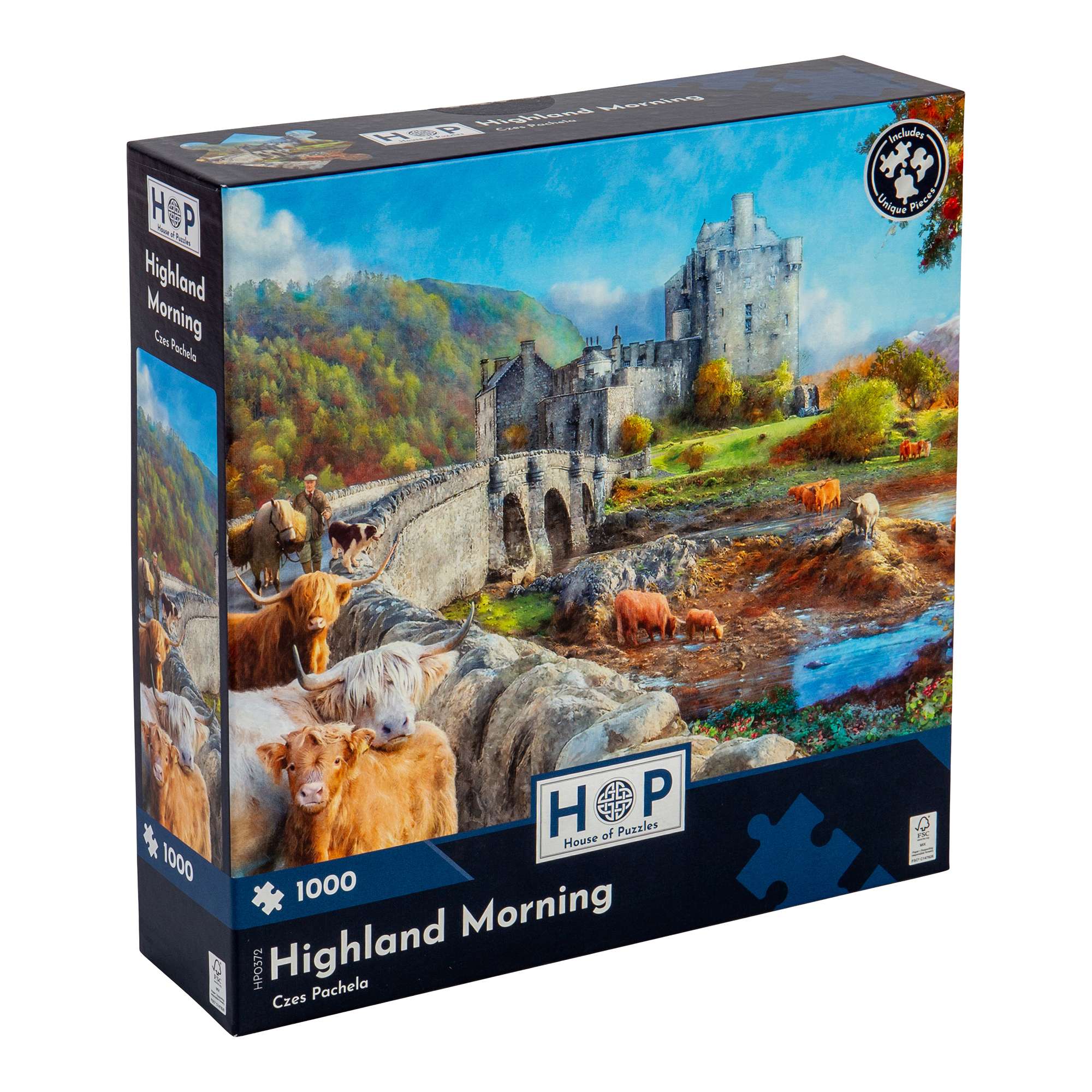 house-of-puzzles-highland-morning-puzzle-1000-pi-ces-cosse image 1
