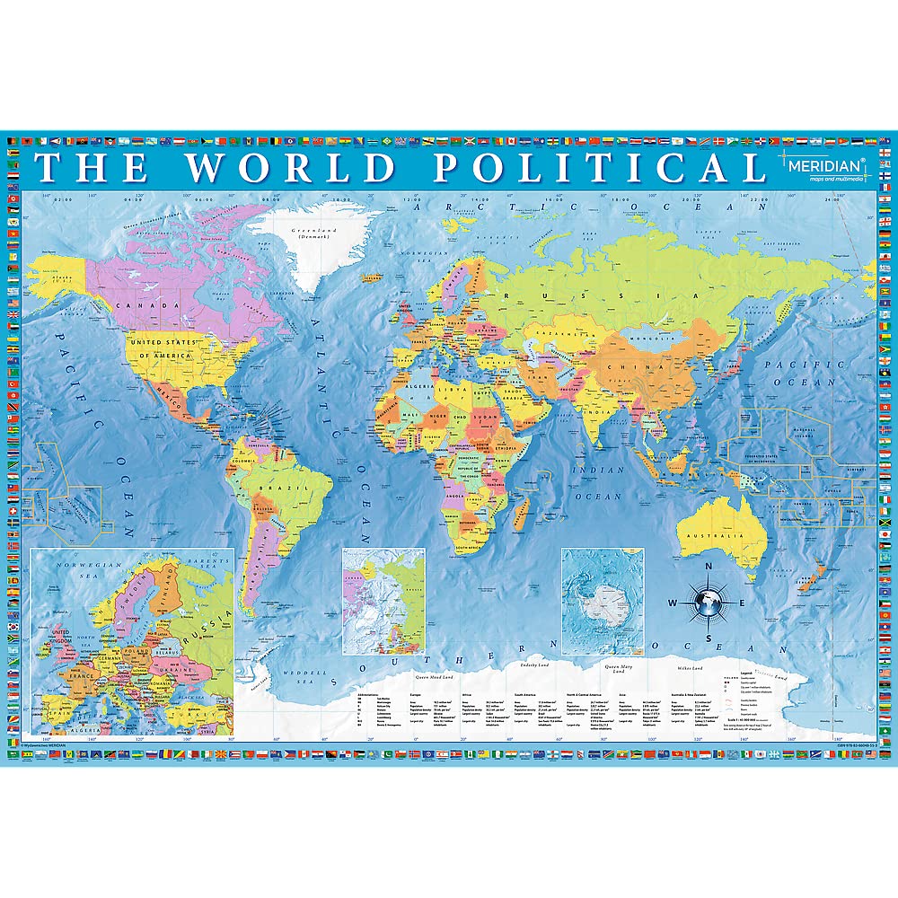 trefl-red-27099-puzzle-2000-pi-ces-carte-du-monde-12-ans image 2