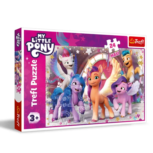 trefl-red-my-little-pony-joyeuse-journ-e-puzzle-24-maxi-3-ans image 1